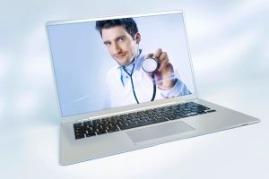 telehealth, telemedicine, doctor, computer, physician